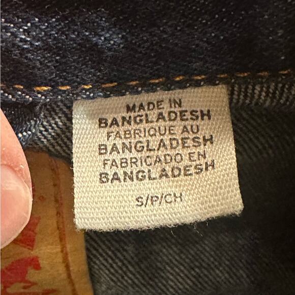 Levi’s Mens Size Small Classic Denim Jacket in 100% Cotton - Picture 5 of 9